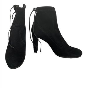 Stuart Weitzman Glove Booties - Black - 8M